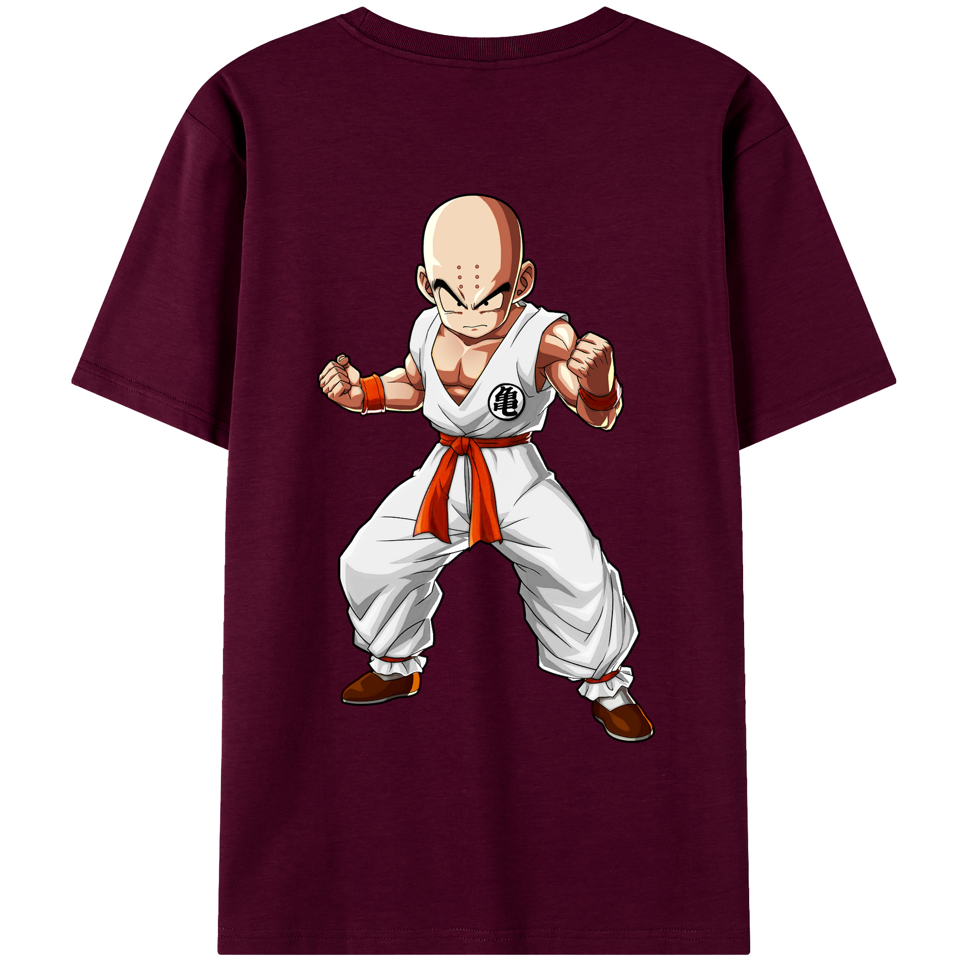 （画像用） ドラゴンボール クリリン DRAGON BALL krillin レディース半袖Tシャツ(バックプリント)